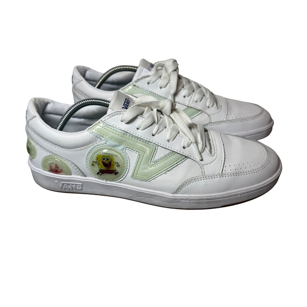 Vans Lowland CC‎ Spongebob Squarepants White Sneakers Mens Size 12 Collab Shoes